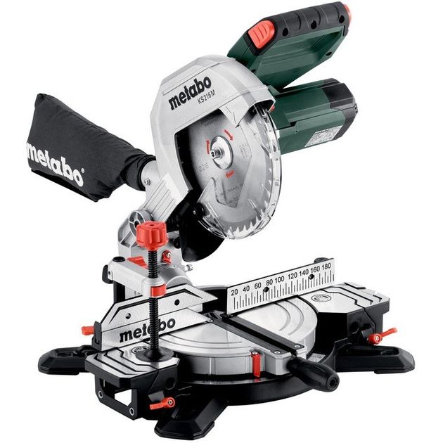 Metabo Пила торцювальна KS 216 M, 1100Вт, диск 216мм, пропил 60/45мм, 8.7кг, фото  | SNABZHENIE.com.ua