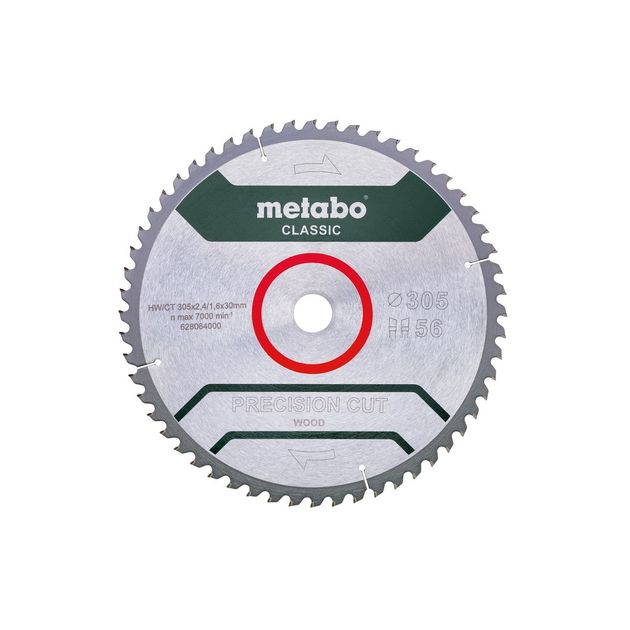 Metabo Диск пильний PRECISION CUT WOOD - CLASSIC, 305х2.4х30мм, 1.6мм, 56 зубців, фото , изображение 2 | SNABZHENIE.com.ua Metabo Диск пильний PRECISION CUT WOOD - CLASSIC, 305х2.4х30мм, 1.6мм, 56 зубців, фото , изображение 2 | SNABZHENIE.com.ua
