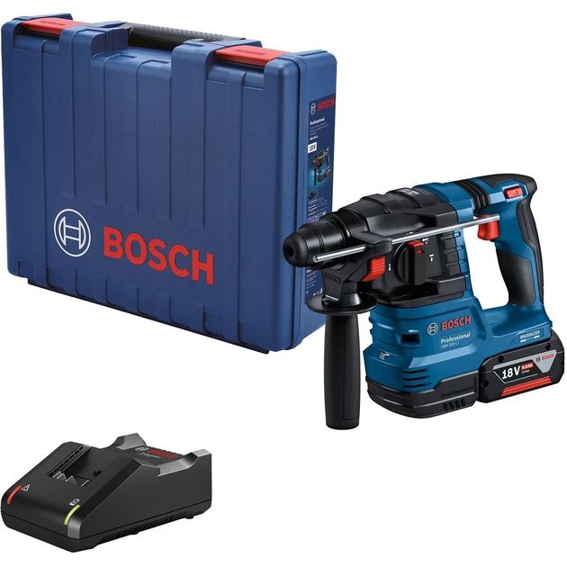 Bosch Перфоратор GBH 185-LI, акумуляторний, 18В, SDS-Plus, 1.9Дж, безщітковий, 1х4.0Ah, фото  | SNABZHENIE.com.ua