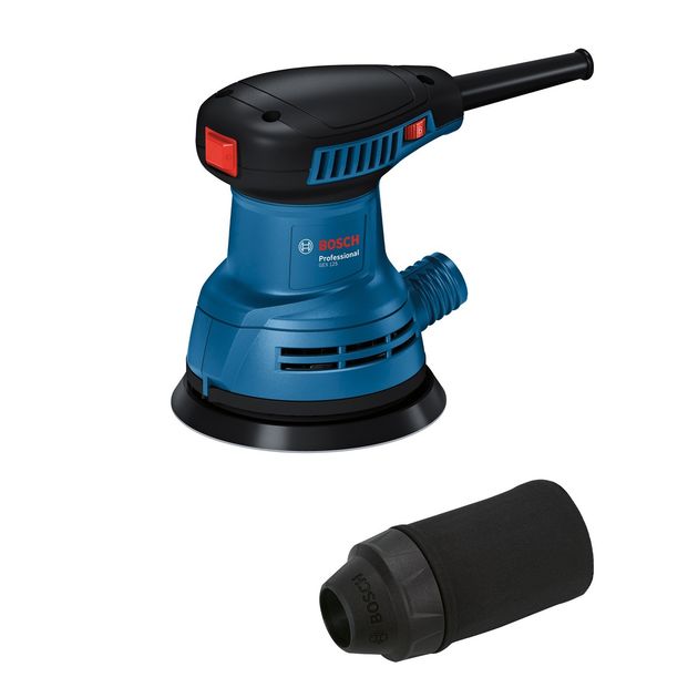 Bosch Шліфмашина ексцентрикова GEX 125 250Вт 125 мм 7500-12000об·хв 1.4кг, фото , изображение 9 | SNABZHENIE.com.ua Bosch Шліфмашина ексцентрикова GEX 125 250Вт 125 мм 7500-12000об·хв 1.4кг, фото , изображение 9 | SNABZHENIE.com.ua