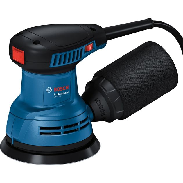 Bosch Шліфмашина ексцентрикова GEX 125 250Вт 125 мм 7500-12000об·хв 1.4кг, фото , изображение 2 | SNABZHENIE.com.ua Bosch Шліфмашина ексцентрикова GEX 125 250Вт 125 мм 7500-12000об·хв 1.4кг, фото , изображение 2 | SNABZHENIE.com.ua