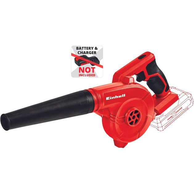 Einhell Повітродув акумуляторний TE-CB 18/180 Li - Solo, 18В, 130/180 км/г, 3 насадки, 0.9кг, без АКБ і ЗП, фото , изображение 4 | SNABZHENIE.com.ua Einhell Повітродув акумуляторний TE-CB 18/180 Li - Solo, 18В, 130/180 км/г, 3 насадки, 0.9кг, без АКБ і ЗП, фото , изображение 4 | SNABZHENIE.com.ua
