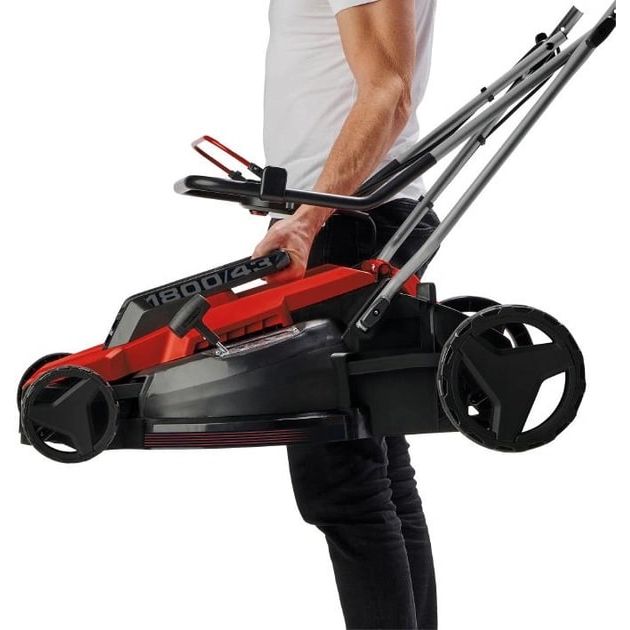 Einhell Газонокосарка електрична GC-EM 1800/43, 1800 Вт, 43 см, 50 л, 20-65 мм, до 800 м2, 12.2 кг, фото , изображение 4 | SNABZHENIE.com.ua Einhell Газонокосарка електрична GC-EM 1800/43, 1800 Вт, 43 см, 50 л, 20-65 мм, до 800 м2, 12.2 кг, фото , изображение 4 | SNABZHENIE.com.ua