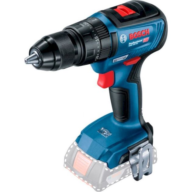 Bosch Шурупокрут-дриль ударний акумуляторний GSB 18 V-50, 18В, 28•50Нм, 20+2, 0-460-1800об•хв, 1.1кг, без АКБ та ЗП, фото  | SNABZHENIE.com.ua