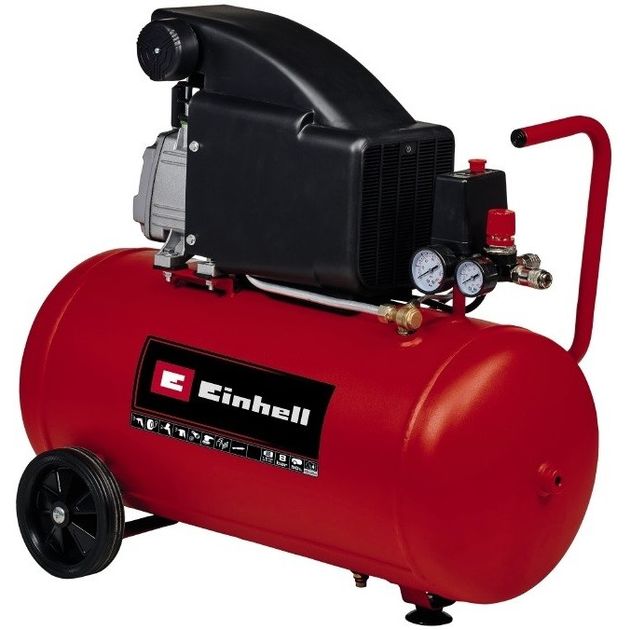 Einhell Компресор повітряний TC-AC 270/50/8, масляний, 1800Вт, 50л, 270л/хв, 8бар, 30.08кг, фото  | SNABZHENIE.com.ua