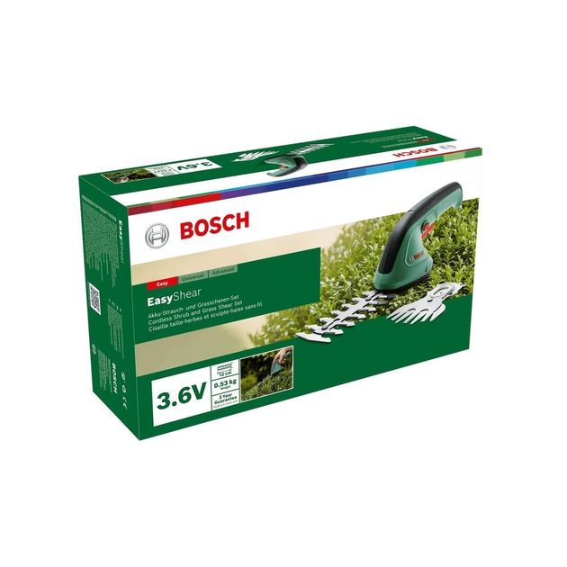 Bosch Кущоріз акумуляторний EasyShear, 3.6В, 1х1.5Аг, лезо 12см, крок різу 8мм, 0.5кг, фото , изображение 5 | SNABZHENIE.com.ua