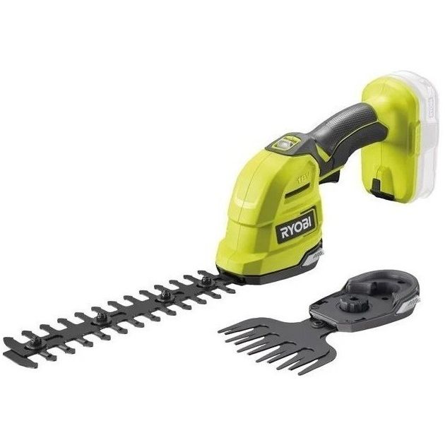 Ryobi Ножиці акумуляторні для трави RY18GSA-0 18В ONE+ з насадкою кущоріз 20см 1кг (без АКБ та ЗП), фото  | SNABZHENIE.com.ua