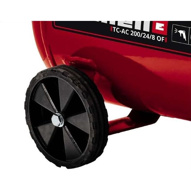Einhell Компресор повітряний безмасляний TC-AC 200/24/8 OF, безмасляний, 1200Вт, 24л, 180л/хв, 8бар, 15.4кг, фото , изображение 4 | SNABZHENIE.com.ua Einhell Компресор повітряний безмасляний TC-AC 200/24/8 OF, безмасляний, 1200Вт, 24л, 180л/хв, 8бар, 15.4кг, фото , изображение 4 | SNABZHENIE.com.ua