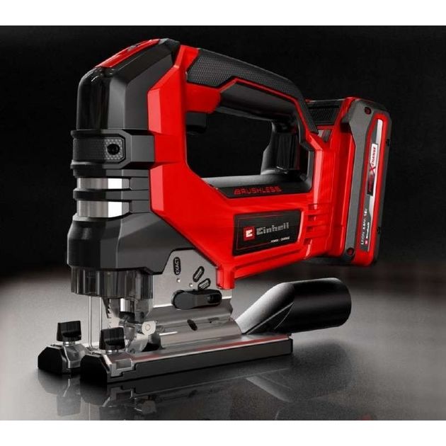 Einhell Лобзик TP-JS 18/135 Li BL - Solo акумуляторний, PXC 18В, 3500об•хв, безщітковий, плавний пуск, ход 26 мм, 2.2 кг (без АКБ і ЗП), фото , изображение 7 | SNABZHENIE.com.ua Einhell Лобзик TP-JS 18/135 Li BL - Solo акумуляторний, PXC 18В, 3500об•хв, безщітковий, плавний пуск, ход 26 мм, 2.2 кг (без АКБ і ЗП), фото , изображение 7 | SNABZHENIE.com.ua