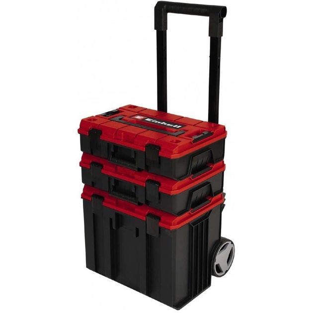 Einhell Модульна система для інструменту E-Case Tower, на коліщатках, 3 ящики модуля, 64.5х48х42.5см, фото , изображение 9 | SNABZHENIE.com.ua Einhell Модульна система для інструменту E-Case Tower, на коліщатках, 3 ящики модуля, 64.5х48х42.5см, фото , изображение 9 | SNABZHENIE.com.ua