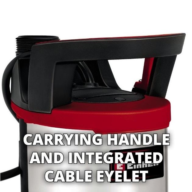 Einhell Насос погружний для брудної води GE-DP 7935 N ECO, 20000л/г 790Вт, вис 9м, глиб 7м, 35мм, 7.3кг, фото , изображение 10 | SNABZHENIE.com.ua Einhell Насос погружний для брудної води GE-DP 7935 N ECO, 20000л/г 790Вт, вис 9м, глиб 7м, 35мм, 7.3кг, фото , изображение 10 | SNABZHENIE.com.ua