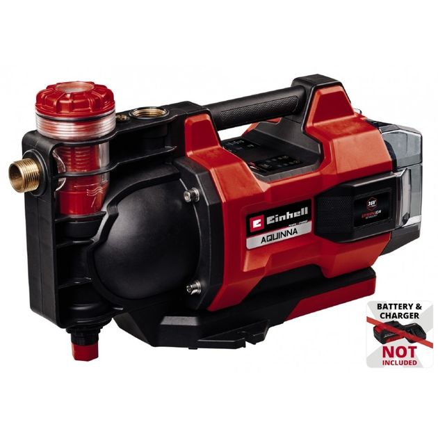 Einhell Насос садовий акумуляторний AQUINNA 36/38 F LED AUTOMATIC, 3800л/г, 36В, 3.7бар, глиб 6м, автоматичний режим, 4.75кг, без АКБ і ЗП, фото , изображение 4 | SNABZHENIE.com.ua Einhell Насос садовий акумуляторний AQUINNA 36/38 F LED AUTOMATIC, 3800л/г, 36В, 3.7бар, глиб 6м, автоматичний режим, 4.75кг, без АКБ і ЗП, фото , изображение 4 | SNABZHENIE.com.ua