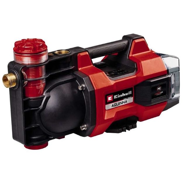 Einhell Насос садовий акумуляторний AQUINNA 36/38 F LED, 3800л/г, 36В, 3.7бар, глиб 6м, 4.25кг, без АКБ і ЗП, фото , изображение 2 | SNABZHENIE.com.ua Einhell Насос садовий акумуляторний AQUINNA 36/38 F LED, 3800л/г, 36В, 3.7бар, глиб 6м, 4.25кг, без АКБ і ЗП, фото , изображение 2 | SNABZHENIE.com.ua