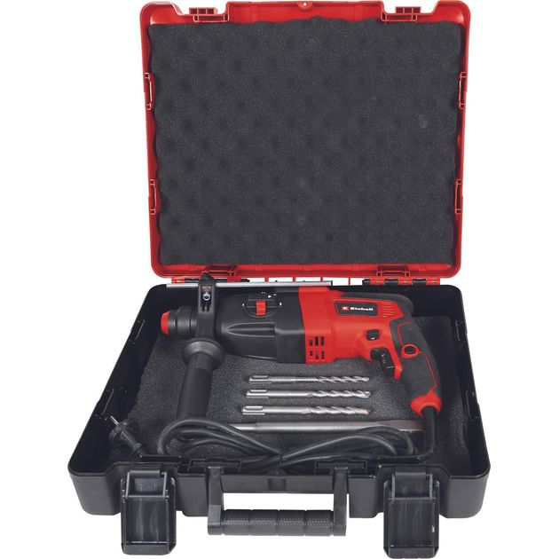 Einhell Перфоратор TC-RH 800 4F Kit, SDS-plus, 620Вт, 2.2Дж, кейс, 2.86кг, фото , зображення 5 | SNABZHENIE.com.ua Einhell Перфоратор TC-RH 800 4F Kit, SDS-plus, 620Вт, 2.2Дж, кейс, 2.86кг, фото , зображення 5 | SNABZHENIE.com.ua