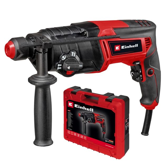 Einhell Перфоратор TC-RH 800 4F, SDS-plus, 800Вт, 2.6Дж, кейс, 3.2кг, фото , изображение 4 | SNABZHENIE.com.ua Einhell Перфоратор TC-RH 800 4F, SDS-plus, 800Вт, 2.6Дж, кейс, 3.2кг, фото , изображение 4 | SNABZHENIE.com.ua