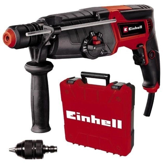 Einhell Перфоратор TE-RH 950 5F, SDS-plus, 950Вт, 3Дж, 2 швидкості, кейс, 3.6кг, фото , изображение 3 | SNABZHENIE.com.ua Einhell Перфоратор TE-RH 950 5F, SDS-plus, 950Вт, 3Дж, 2 швидкості, кейс, 3.6кг, фото , изображение 3 | SNABZHENIE.com.ua