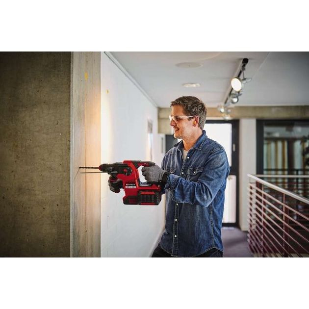 Einhell Перфоратор акумуляторний HEROCCO 36/28, SDS-plus, 36В(18+18), 3.2Дж, 0-1100об•хв, кейс, безщіткоий, 3.35кг, без АКБ та ЗП, фото , зображення 3 | SNABZHENIE.com.ua Einhell Перфоратор акумуляторний HEROCCO 36/28, SDS-plus, 36В(18+18), 3.2Дж, 0-1100об•хв, кейс, безщіткоий, 3.35кг, без АКБ та ЗП, фото , зображення 3 | SNABZHENIE.com.ua