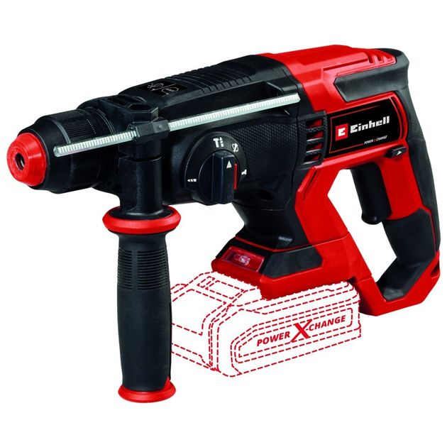 Einhell Перфоратор акумуляторний TE-HD 18/20LI - Solo, SDS-plus, PXC 18В, 1.8Дж, 0-1300об•хв, 4750уд•хв, кейс, 2.7кг, без АКБ і ЗП, фото  | SNABZHENIE.com.ua