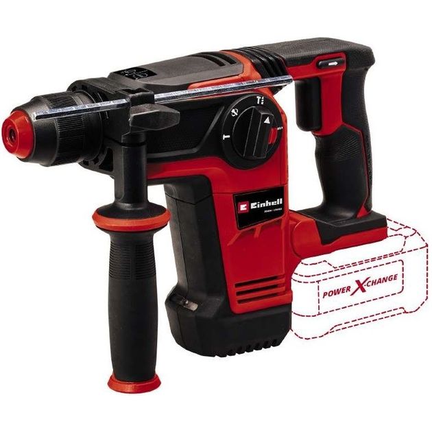 Einhell Перфоратор акумуляторний TP-HD 18/26LI BL - Solo, SDS-plus, PXC 18В, 2.6Дж, 0-1200об•хв, 5500уд•хв, безщітковий, 3кг, без АКБ та ЗП, фото  | SNABZHENIE.com.ua