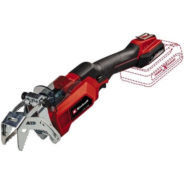 Einhell Пила шабельна акумуляторна X-Change GE-GS 18/150LI-Solo, PXC, 18В, пропил 100/80мм, хід 20мм 1.28кг, (без АКБ та ЗП), фото  | SNABZHENIE.com.ua