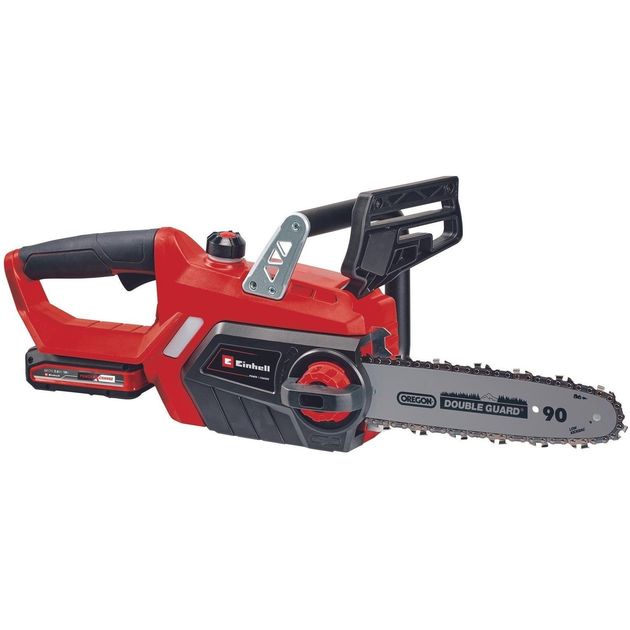 Einhell Пила ланцюгова акумуляторна GE-LC 18/25 Li Set, PXC, 18В, шина 25см, 4.3м/с, акум. 3,0Ah і зарядний пристрій, додатковий ланцюг, 3.6кг, фото  | SNABZHENIE.com.ua