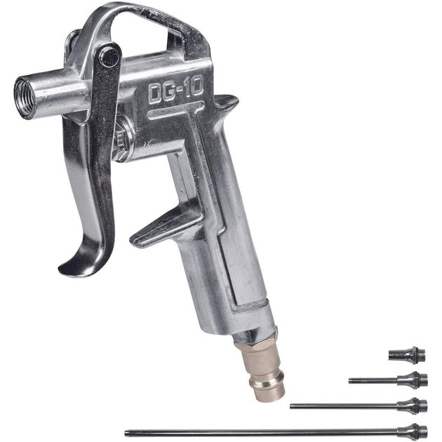Einhell Пістолет продувний з насадками 4шт, 20/50/95/220мм, 8бар, 0.2кг, фото  | SNABZHENIE.com.ua