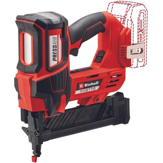 Einhell Степлер акумуляторний FIXETTO 18/38 Solo, PXC, 18В, під скоби 10-38мм, 60п/хв, 2.8кг, (без АКБ і ЗП), фото  | SNABZHENIE.com.ua