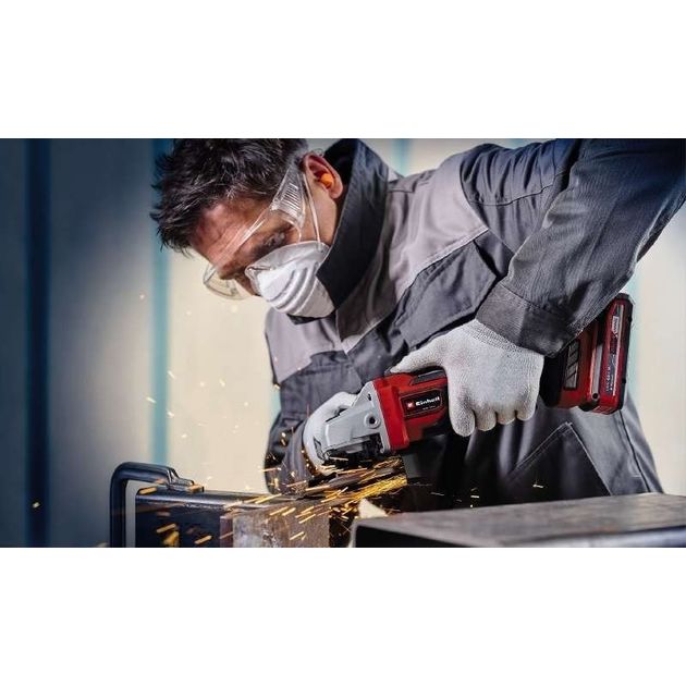 Einhell Шліфмашина кутова акумуляторна TP-AG 18/125 CE QLI - Solo, PXC, 125мм, 18В, 3000-10500об•хв, постійні оберти, 1.7кг, без АКБ і ЗП, фото , изображение 5 | SNABZHENIE.com.ua Einhell Шліфмашина кутова акумуляторна TP-AG 18/125 CE QLI - Solo, PXC, 125мм, 18В, 3000-10500об•хв, постійні оберти, 1.7кг, без АКБ і ЗП, фото , изображение 5 | SNABZHENIE.com.ua