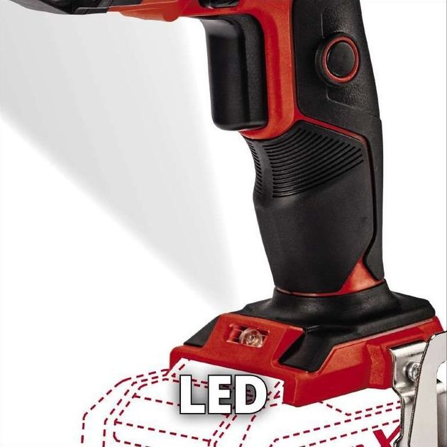 Einhell Шурупокрут для гіпсокартону акумуляторний TE-DY 18 Li - Solo, 18В, 15Нм, 0-4000об•хв, кейс, 1кг, без АКБ і ЗП, фото , изображение 6 | SNABZHENIE.com.ua Einhell Шурупокрут для гіпсокартону акумуляторний TE-DY 18 Li - Solo, 18В, 15Нм, 0-4000об•хв, кейс, 1кг, без АКБ і ЗП, фото , изображение 6 | SNABZHENIE.com.ua