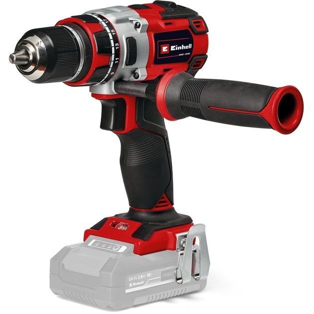 Einhell Шурупокрут-дриль акумуляторний TP-CD 18/80 Li BL - Solo, PXC, 18В, безщіткова, 80Нм, 0-500/0-1800об/хв, 1.4кг, без АКБ та ЗП, фото  | SNABZHENIE.com.ua