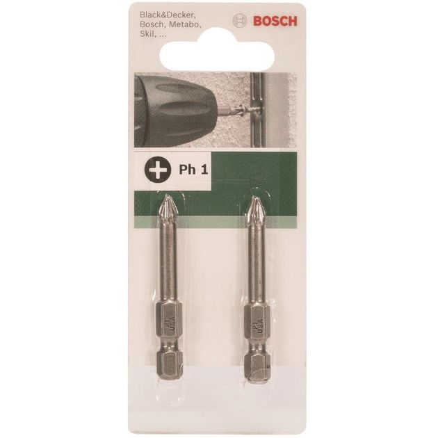 Bosch Біти PH 1 XH, 49мм, 2шт, фото  | SNABZHENIE.com.ua