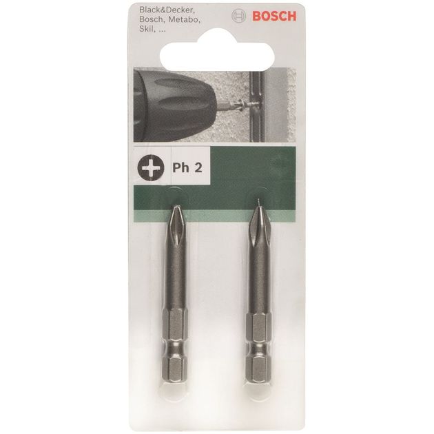 Bosch Біти PH2 XH, 49мм, 2шт, фото  | SNABZHENIE.com.ua