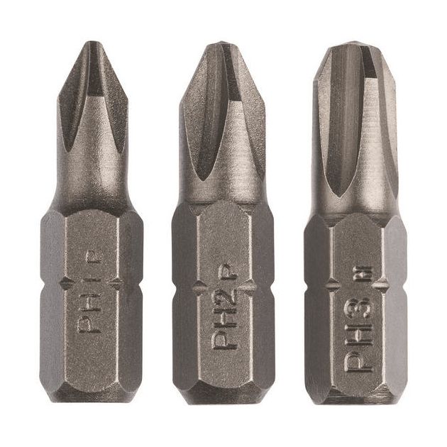Bosch Біти набір: PH1, PH2, PH3, 25мм, фото , изображение 3 | SNABZHENIE.com.ua