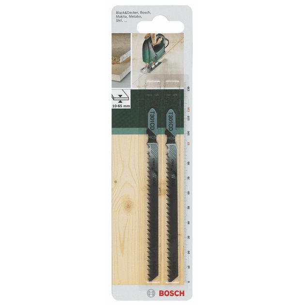 Bosch Полотно пиляльне для електролобзика HSC по дереву, T 301 CD, 3х116мм, 2шт, фото , зображення 2 | SNABZHENIE.com.ua