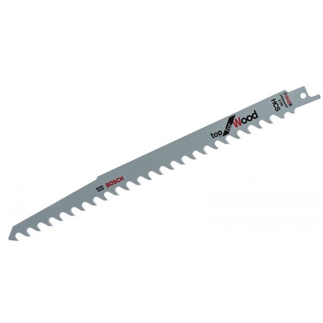 Bosch Полотно пиляльне для шабельної пилки по дереву, S 1542 K, 3TPI, 2шт, фото , зображення 4 | SNABZHENIE.com.ua