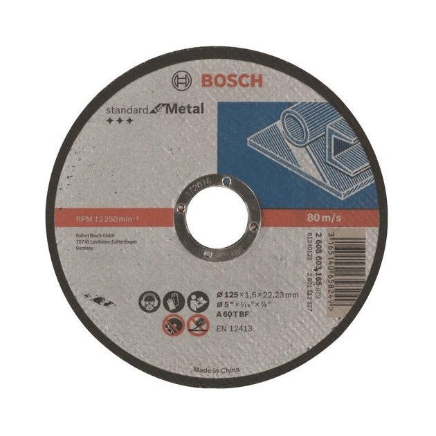 Bosch Диск відрізний по металу Standard for Metal прямий 125х1.6мм, фото  | SNABZHENIE.com.ua