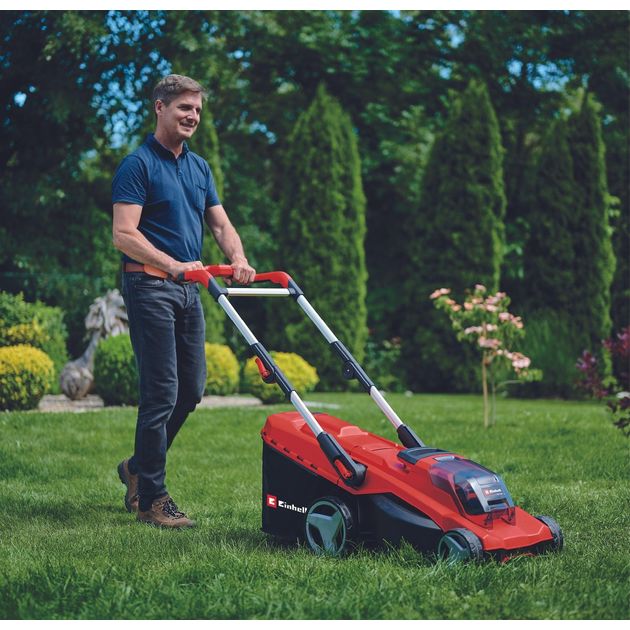 Einhell Газонокосарка акумуляторна GP-CM 36/41 Li - Solo PXC 36В безщіткова 41см 3400об/хв 50л 15.15кг(без АКБ та ЗП), фото , изображение 3 | SNABZHENIE.com.ua Einhell Газонокосарка акумуляторна GP-CM 36/41 Li - Solo PXC 36В безщіткова 41см 3400об/хв 50л 15.15кг(без АКБ та ЗП), фото , изображение 3 | SNABZHENIE.com.ua