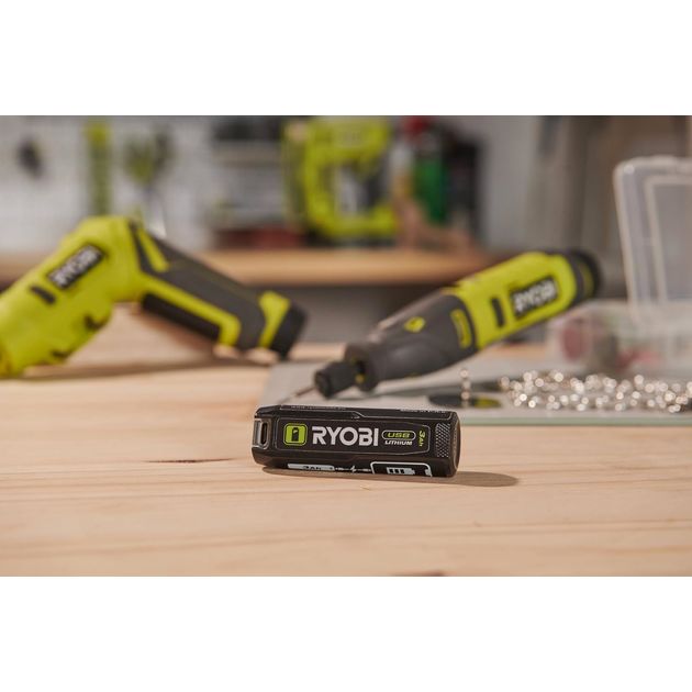 Ryobi Акумулятор RB4L30, USB Lithium, 4В, 3А•год, фото , зображення 3 | SNABZHENIE.com.ua Ryobi Акумулятор RB4L30, USB Lithium, 4В, 3А•год, фото , зображення 3 | SNABZHENIE.com.ua