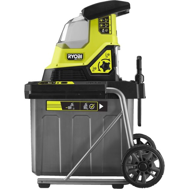 Ryobi Подрібнювач садовий акумуляторний Max Power RY36SHX40-0 36В 40мм 55л 18кг (без АКБ та ЗУ) фреза низькошумний, фото , зображення 8 | SNABZHENIE.com.ua Ryobi Подрібнювач садовий акумуляторний Max Power RY36SHX40-0 36В 40мм 55л 18кг (без АКБ та ЗУ) фреза низькошумний, фото , зображення 8 | SNABZHENIE.com.ua