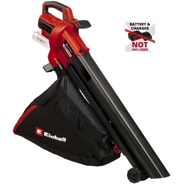 Einhell Пилосос садовий акум  VENTURRO 18/210, 18В, PXC, 8000-14000 об/хв, 500 м3/год, 210 км/год, 45 л, фото  | SNABZHENIE.com.ua