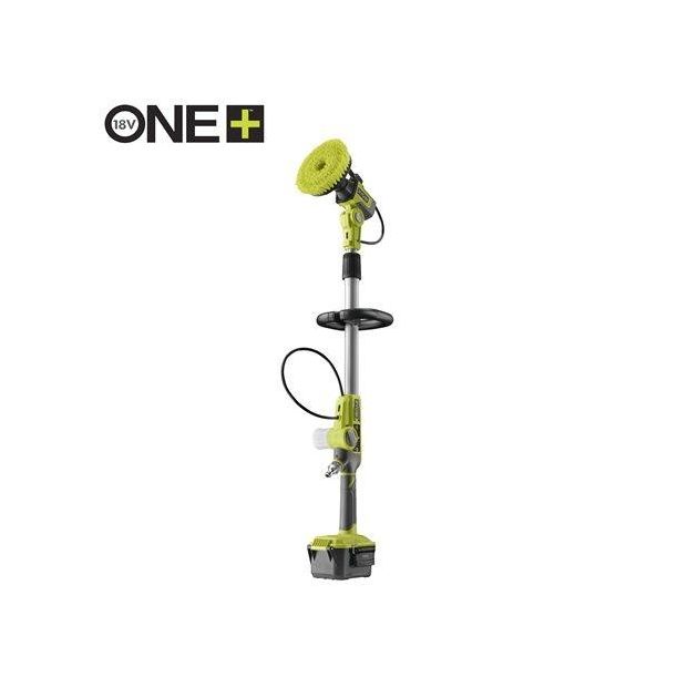 Ryobi Щітка телескопічна RWTS18-0, акумуляторнaа 18В ONE+, 15см, 210об/хв, ручка 1-1.4м, подача води та миючого засобу, IPX7, 3.4кг (без АКБ та ЗП), фото , зображення 2 | SNABZHENIE.com.ua Ryobi Щітка телескопічна RWTS18-0, акумуляторнaа 18В ONE+, 15см, 210об/хв, ручка 1-1.4м, подача води та миючого засобу, IPX7, 3.4кг (без АКБ та ЗП), фото , зображення 2 | SNABZHENIE.com.ua