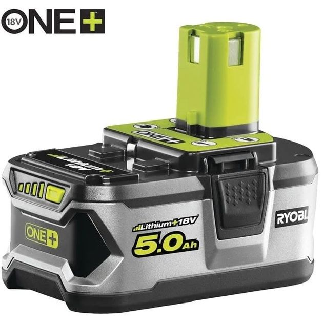 Ryobi Акумулятор ONE+ RB18L50 18В 5А·год 0.7кг (unpacked), фото  | SNABZHENIE.com.ua