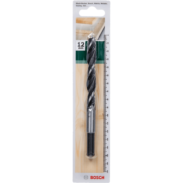 Bosch Свердло по дереву спіральне, 12х95х150мм, фото  | SNABZHENIE.com.ua