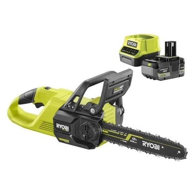 Ryobi Пила ланцюгова акумуляторна ONE+ HP RY18CSX30A-150 18B 1х5А·год ЗП шина 30см безщіткова 13.2м/с 3.2кг, фото  | SNABZHENIE.com.ua