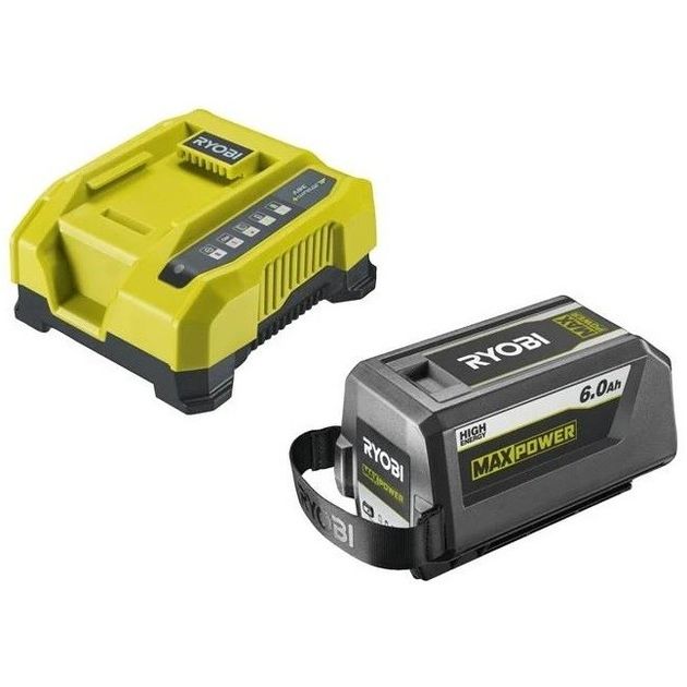 Ryobi Набір акумулятора та зарядного пристрою Max Power RY36BK60B-160 36В 1х6А·год ЗП 6А швидкозарядний, фото  | SNABZHENIE.com.ua