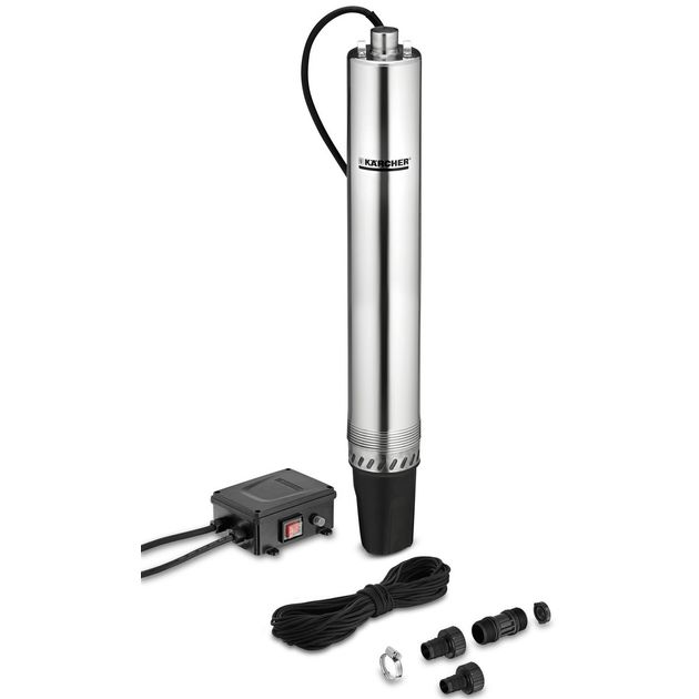 Karcher Насос свердловинний ВР 6 Deep Well, 1000 Вт, 5000 л/г, 55 м, 5.5 бар, 27 м, 150 мм, 35 °C, G1, 8.05 кг, фото  | SNABZHENIE.com.ua
