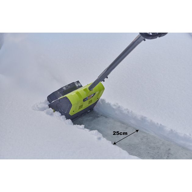 Ryobi Снігоприбирач акумуляторний RY18ST25A-0 18В ONE+ ширина 25см викид 6м глибина 15см 7.7кг без АКБ та ЗП, фото , зображення 7 | SNABZHENIE.com.ua Ryobi Снігоприбирач акумуляторний RY18ST25A-0 18В ONE+ ширина 25см викид 6м глибина 15см 7.7кг без АКБ та ЗП, фото , зображення 7 | SNABZHENIE.com.ua