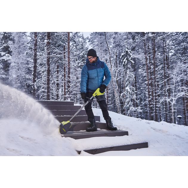 Ryobi Снігоприбирач акумуляторний RY18ST25A-0 18В ONE+ ширина 25см викид 6м глибина 15см 7.7кг без АКБ та ЗП, фото , зображення 6 | SNABZHENIE.com.ua Ryobi Снігоприбирач акумуляторний RY18ST25A-0 18В ONE+ ширина 25см викид 6м глибина 15см 7.7кг без АКБ та ЗП, фото , зображення 6 | SNABZHENIE.com.ua