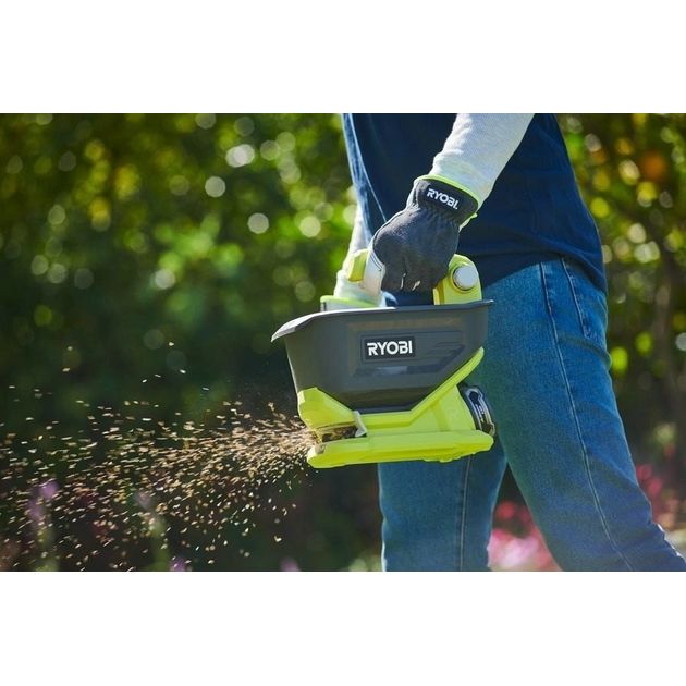 Ryobi Сівалка акумуляторна OSS1800 18В ONE+ розкид до 3.5м контейнер 4л без АКБ та ЗП, фото , зображення 3 | SNABZHENIE.com.ua Ryobi Сівалка акумуляторна OSS1800 18В ONE+ розкид до 3.5м контейнер 4л без АКБ та ЗП, фото , зображення 3 | SNABZHENIE.com.ua