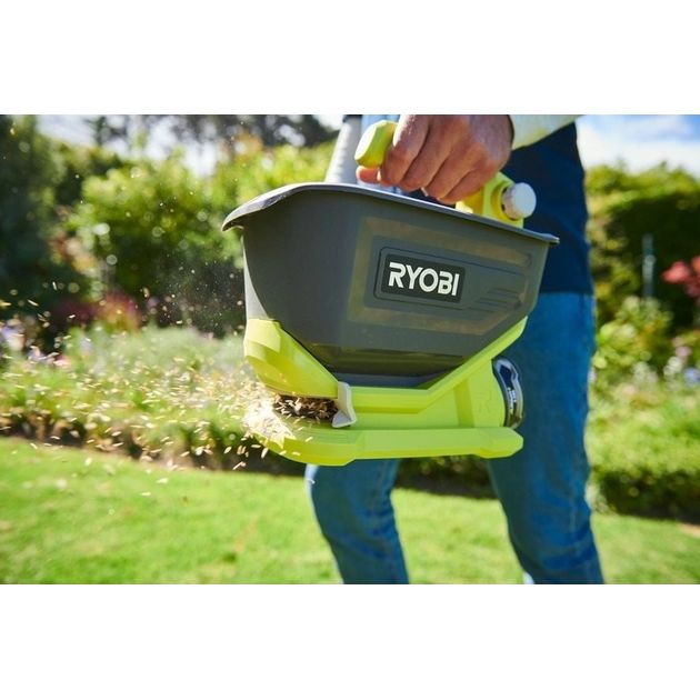 Ryobi Сівалка акумуляторна OSS1800 18В ONE+ розкид до 3.5м контейнер 4л без АКБ та ЗП, фото , зображення 4 | SNABZHENIE.com.ua Ryobi Сівалка акумуляторна OSS1800 18В ONE+ розкид до 3.5м контейнер 4л без АКБ та ЗП, фото , зображення 4 | SNABZHENIE.com.ua